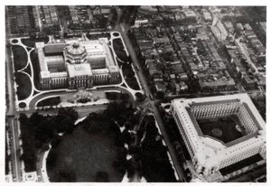 Ilmakuva Library of Congressista, Washington DC, USA, Zeppelinistä, 1928 1933 tekijältä Unbekannt