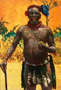 Afrikkalainen heimoneuvoston jäsen, 1928. tekijältä Unbekannt