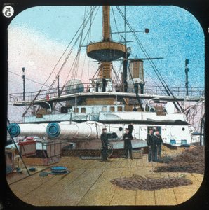 Barbetten jälkeen -- H.M.S. Revenger, c1900. tekijältä Unbekannt