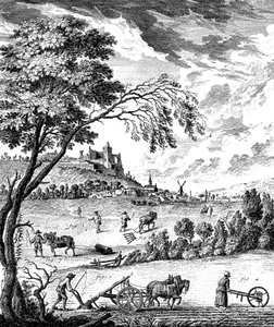 Maatalous, 1751-1780 tekijältä Unbekannt