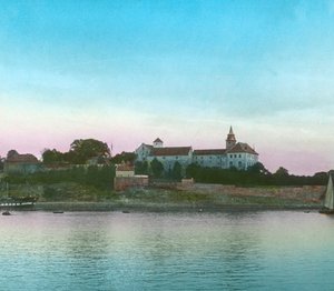 Akershusin linnoitus, Christiania, Oslo, Norja, 1800-luvun loppu - 1900-luvun alku. tekijältä Unbekannt