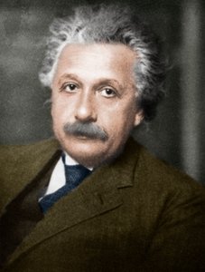 Albert Einstein, saksalais-sveitsiläinen amerikkalainen matemaatikko ja fyysikko. tekijältä Unbekannt