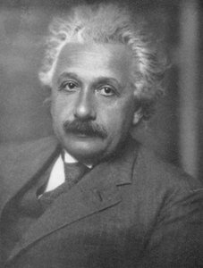 Albert Einstein, saksalais-sveitsiläinen amerikkalainen matemaatikko ja fyysikko tekijältä Unbekannt