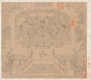 Albumi taolaisista ja buddhalaisteemoista, 1200-luku. tekijältä Unbekannt