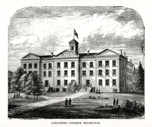 Alexandra College, Belleville, Ontario, Kanada, 1800-luku tekijältä Unbekannt