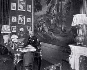 Alexandre Duval, ranskalainen ravintolan omistaja ja yhteiskunnan hahmo, 1900 tekijältä Unbekannt