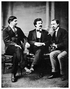 Alfred Townsend, Mark Twain ja David Gray, 1871 1955 tekijältä Unbekannt