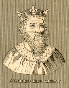 Alfred Suuri, c847-899, 1830. tekijältä Unbekannt