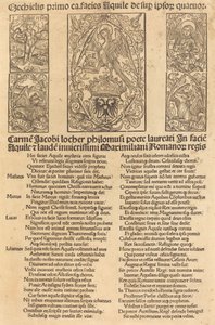 Allegoria kotkasta ja keisari Maximilian I:stä, 1497. tekijältä Unbekannt