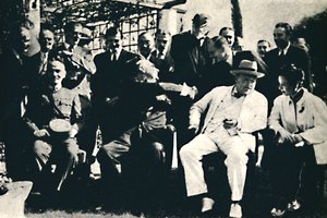 Liittoutuneiden johtajien konferenssi Kairossa marraskuussa 1943, 1945. tekijältä Unbekannt