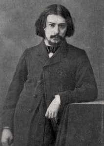 Alphonse Daudet, ranskalainen kirjailija, 1869 tekijältä Unbekannt