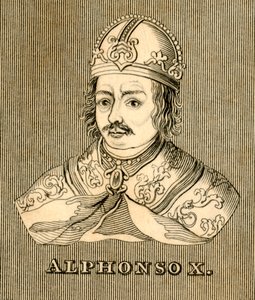 Alphonso X, 1221-1284, 1830. tekijältä Unbekannt