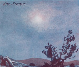 Alto-Stratus - Kymmeniä tärkeimmistä pilvimuodoista taivaalla, 1935 tekijältä Unbekannt
