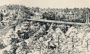 Alum Chine -riippusilta, 1929 tekijältä Unbekannt
