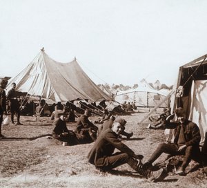 Amerikkalainen leiri, Melette, Ranska, c1914-c1918 tekijältä Unbekannt
