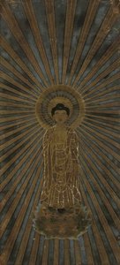 Amida ilmentyy tarkoituksenmukaisten keinojen dharmassa, 1700-luku. tekijältä Unbekannt