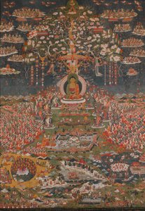 Amitabh, T Western Pure Landin Buddha Sukhbati, K. 1800. tekijältä Unbekannt