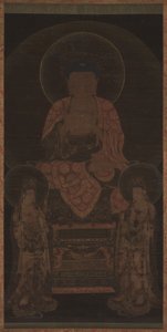 Amitabha-kolmio, n. 13. vuosisadalla. tekijältä Unbekannt