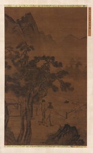 Iltapäivävierailu lähellä Tall Pinesia, Ming-dynastia, 1500-luku. tekijältä Unbekannt
