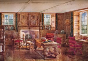 Elizabethan Living Room, 1800-luku, 1923 tekijältä Unbekannt