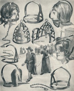 Rautaiset suitset moittimien kielelle, c1934 tekijältä Unbekannt