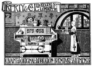 Liberty and Co Ltd:n mainos, 1898 tekijältä Unbekannt