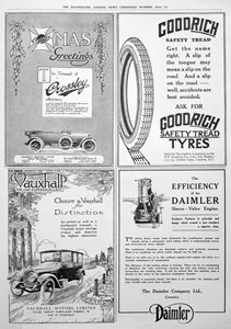 Mainossivu Illustrated London Newsissa, joulu, 1916 tekijältä Unbekannt
