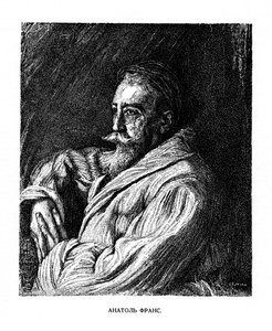 Anatole France, ranskalainen kirjailija, 1800-luvun loppu tekijältä Unbekannt