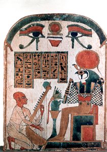 Muinainen egyptiläinen stele, 11.-10. vuosisadalla eKr tekijältä Unbekannt