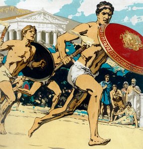 Muinaiset olympialaiset: viestikilpailu, 1922 tekijältä Unbekannt