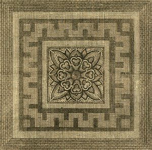Muinainen roomalainen jalkakäytävä löydetty Threadneedle Streetiltä, 1841, 1897. tekijältä Unbekannt