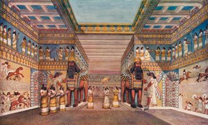 Muinainen sivilisaatio: Assyrian kuninkaan palatsissa, 1907 tekijältä Unbekannt