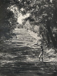 Mihintalen kiviportaiden alku, 1926 tekijältä Unbekannt