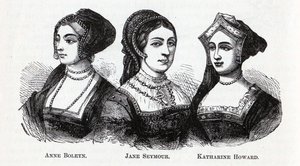 Anne Boleyn. Jane Seymour. Katharine Howard, 1882 tekijältä Unbekannt