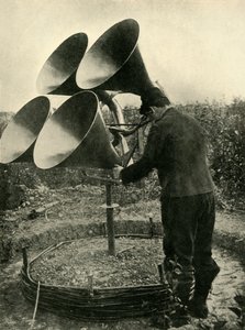 Ilmatorjuntalaite, ensimmäinen maailmansota, 1914-1918, c1920. tekijältä Unbekannt