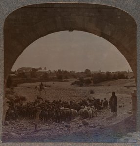 Akvedukti, joka esittää Jerikon kaaren läpi, 1900 tekijältä Unbekannt