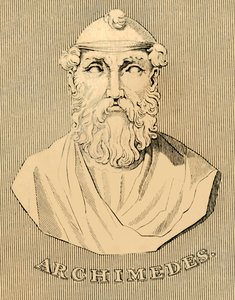 Archimedes, 287-212 eKr., 1830. tekijältä Unbekannt