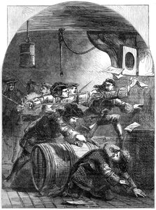 Jaakobiittien pidätys, 1800-luku tekijältä Unbekannt