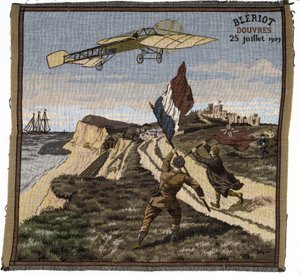 Louis Bleriot saapui Doveriin Englantiin 25. heinäkuuta 1909 tekijältä Unbekannt
