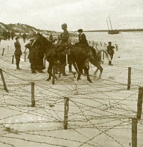 Saapuminen La Panneen, Flanderin, Belgian, c1914-c1918 tekijältä Unbekannt