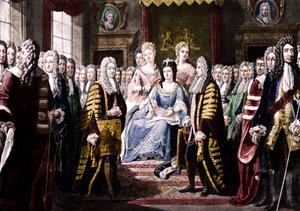 Komissaarien kuningatar Annelle esittämät liiton säännöt, 1706 tekijältä Unbekannt