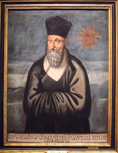 Asian Civlisations Museum. Kristinusko Aasiassa: pyhä taide ja visuaalinen loisto. Matteo Riccin muotokuva (italialainen jesuiitta, joka vietti suurimman osan elämästään tuoden kristinuskon Kiinaan). Emmanuele Pereira (Sinä Wenhui tekijältä Unbekannt
