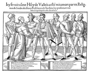 Henry III:n salamurha, Ranskan kuningas, 1589 1589-1590 tekijältä Unbekannt