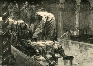 Keisari Leo V:n salamurha, 820 jKr., 1890. tekijältä Unbekannt