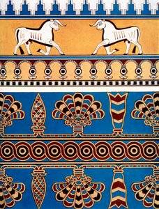 Assyrialainen tiili- ja laattasuunnittelu, 1933-1934 tekijältä Unbekannt