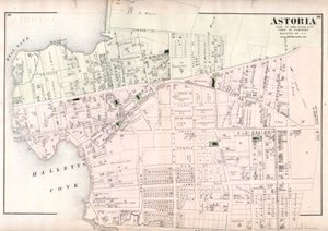 Astoria, osa Long Island Cityä, Newtownin kaupunki, Queens, Co.L.I tekijältä Unbekannt