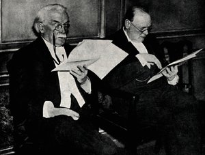 Julkisella illallisella Connaught Roomsissa, 20. marraskuuta 1934, 1945. tekijältä Unbekannt