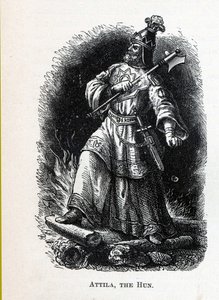 Attila Hun, 1882 tekijältä Unbekannt
