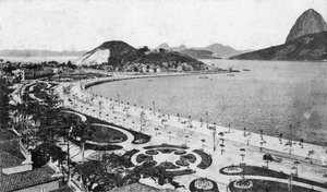 Avenida Beira-Mar, Botafogo, Rio de Janeiro, 1900-luvun alku tekijältä Unbekannt