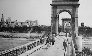 Avignon - riippusilta, 1925 tekijältä Unbekannt